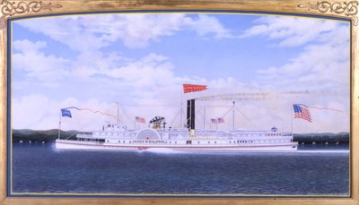 Steamboat James W. Baldwin, 1865 by James Bard